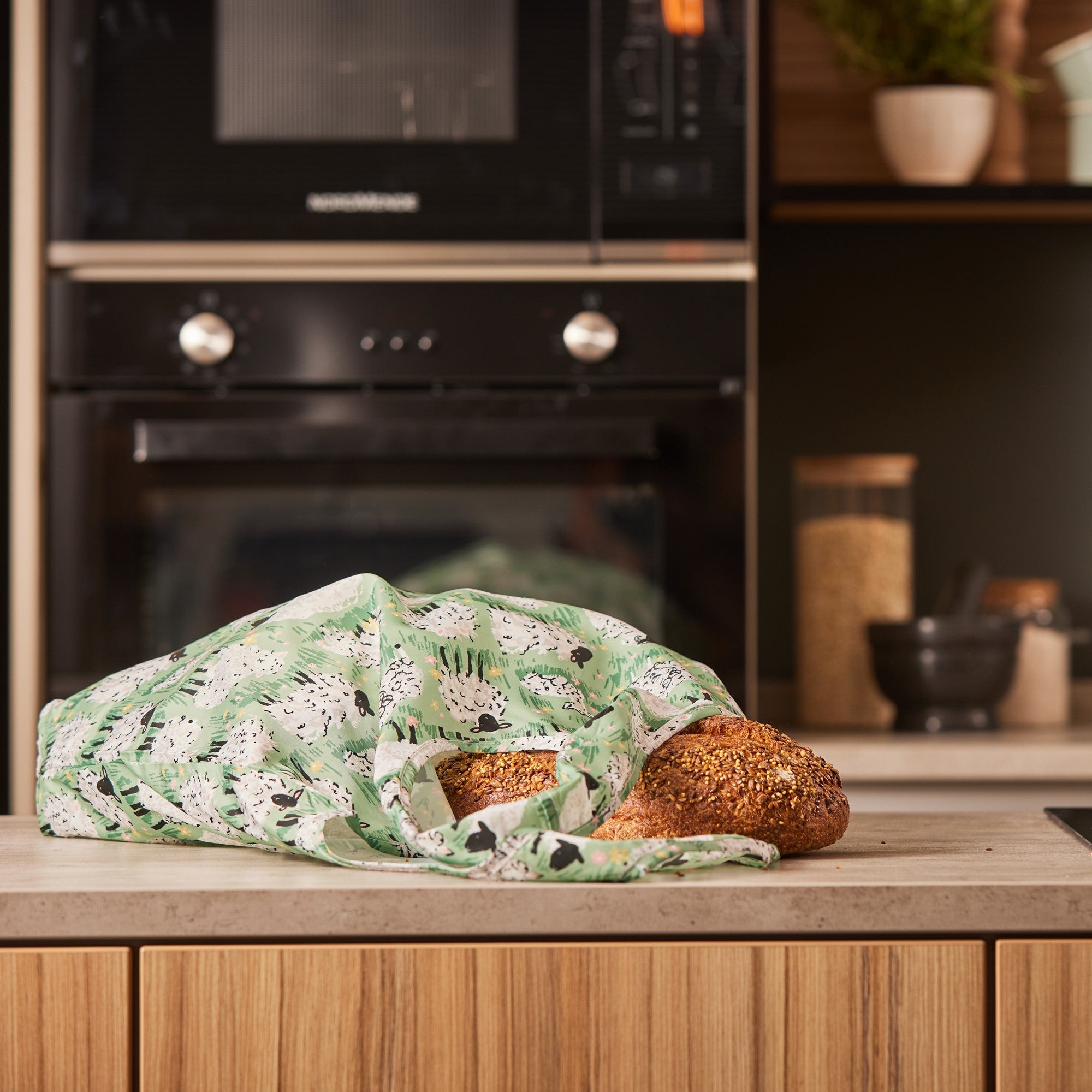 Ulster Weavers Woolly Sheep Packable Bag One Size in Green - Bag - Ulster Weavers