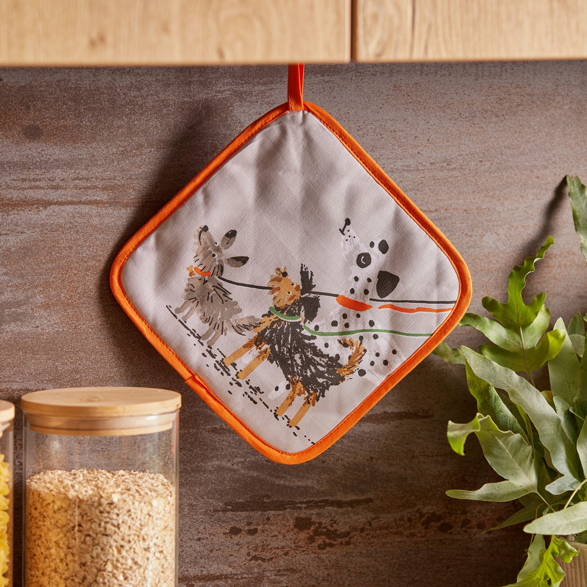 Ulster Weavers Dog Days Pot Mat One Size in Grey - Pot Mat - Ulster Weavers