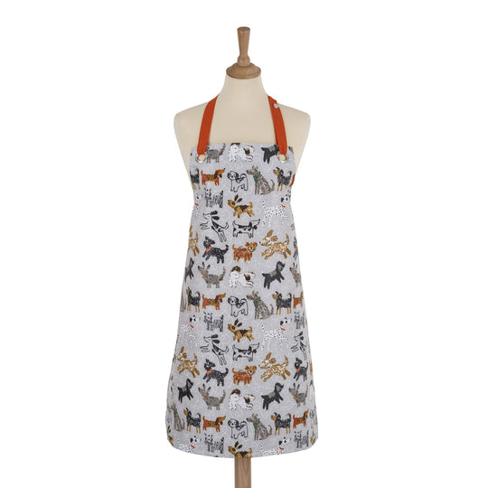 Dog Days PVC Apron in Grey