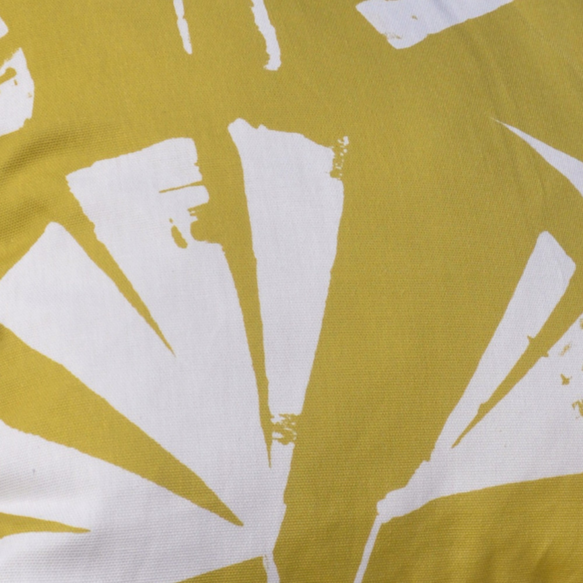 Alma Outdoor Filled Cushion by Fusion in Teal/Ochre 43 x 43cm - Filled Cushion - Fusion