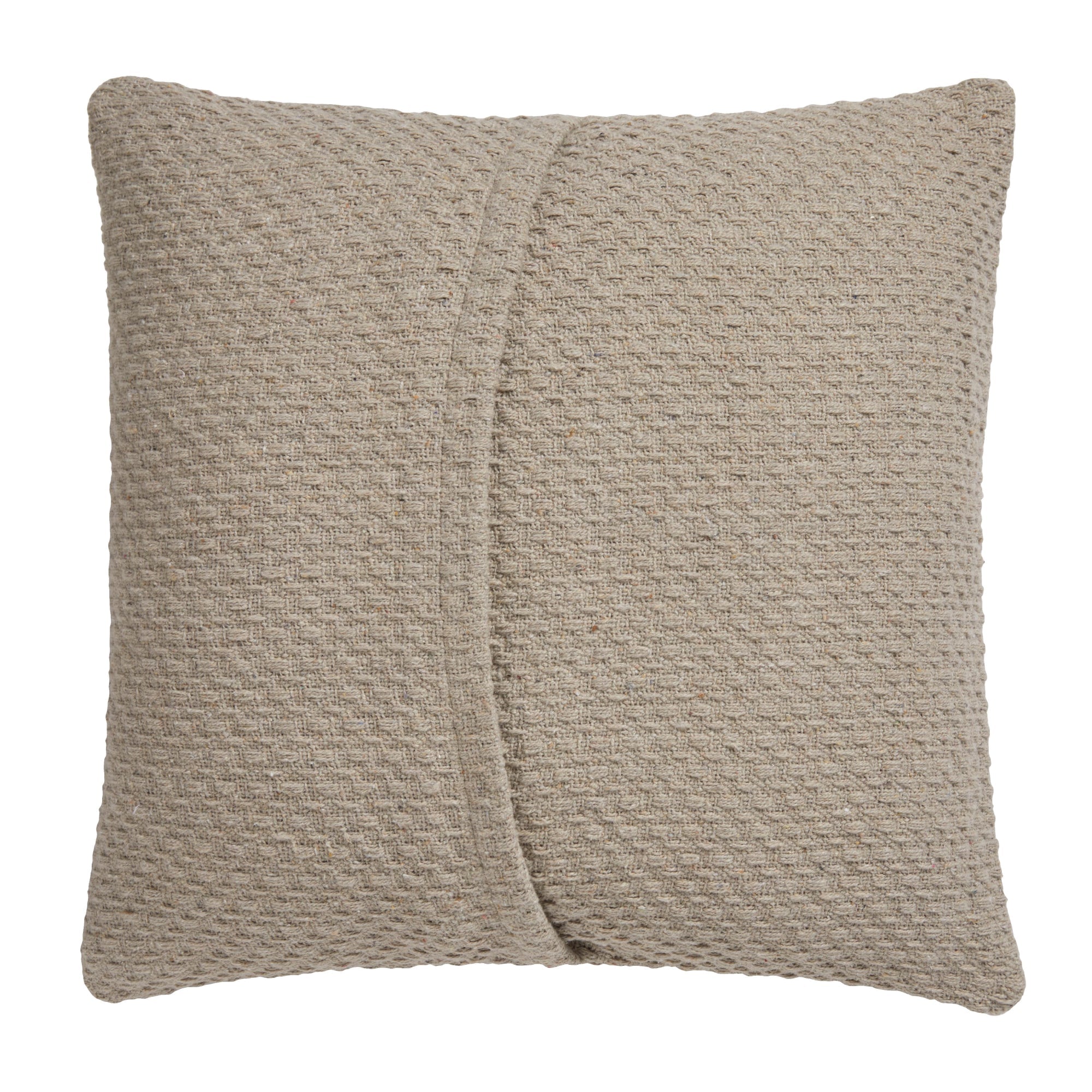 Hayden Filled Cushion by Drift Home in Natural 43 x 43cm - Filled Cushion - Drift Home