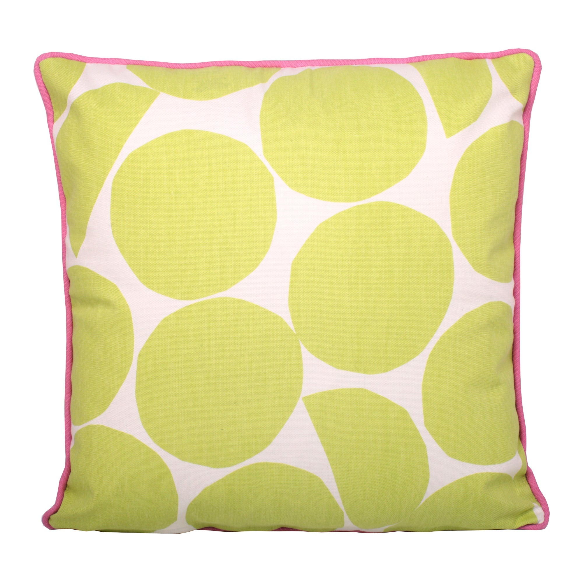 Ingo Outdoor Filled Cushion by Fusion in Pink/Green 43 x 43cm - Filled Cushion - Fusion