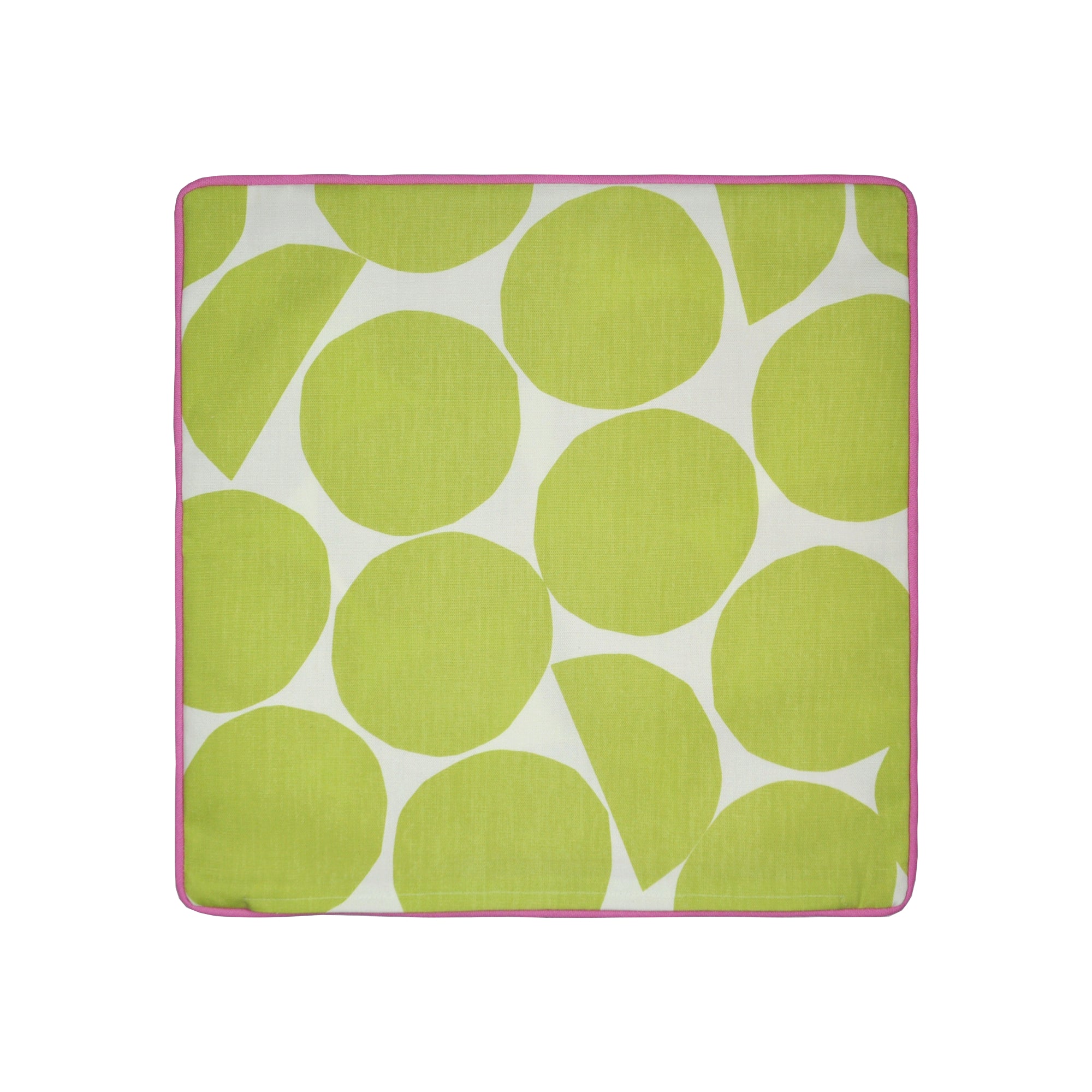 Ingo Outdoor Filled Cushion by Fusion in Pink/Green 43 x 43cm - Filled Cushion - Fusion
