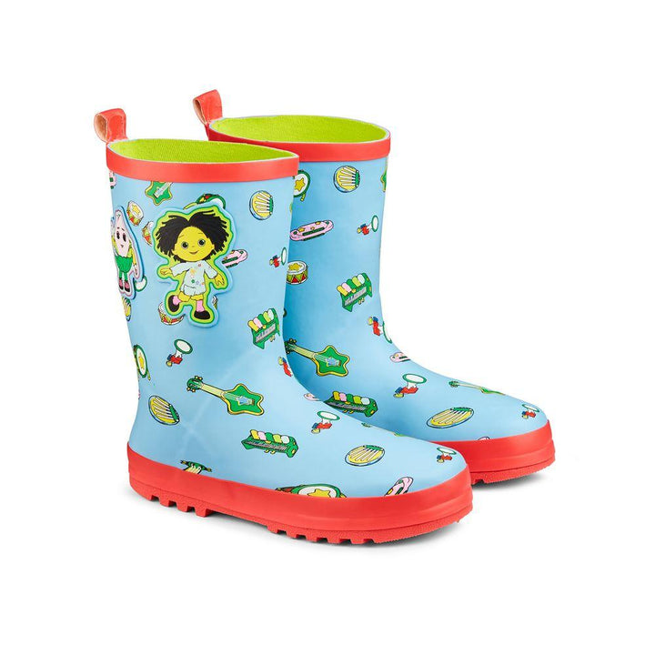 Ulster Weavers Wellies - Moon & Me (100% Rubber, Multicolour, 6-7 Years) - Wellies - Ulster Weavers