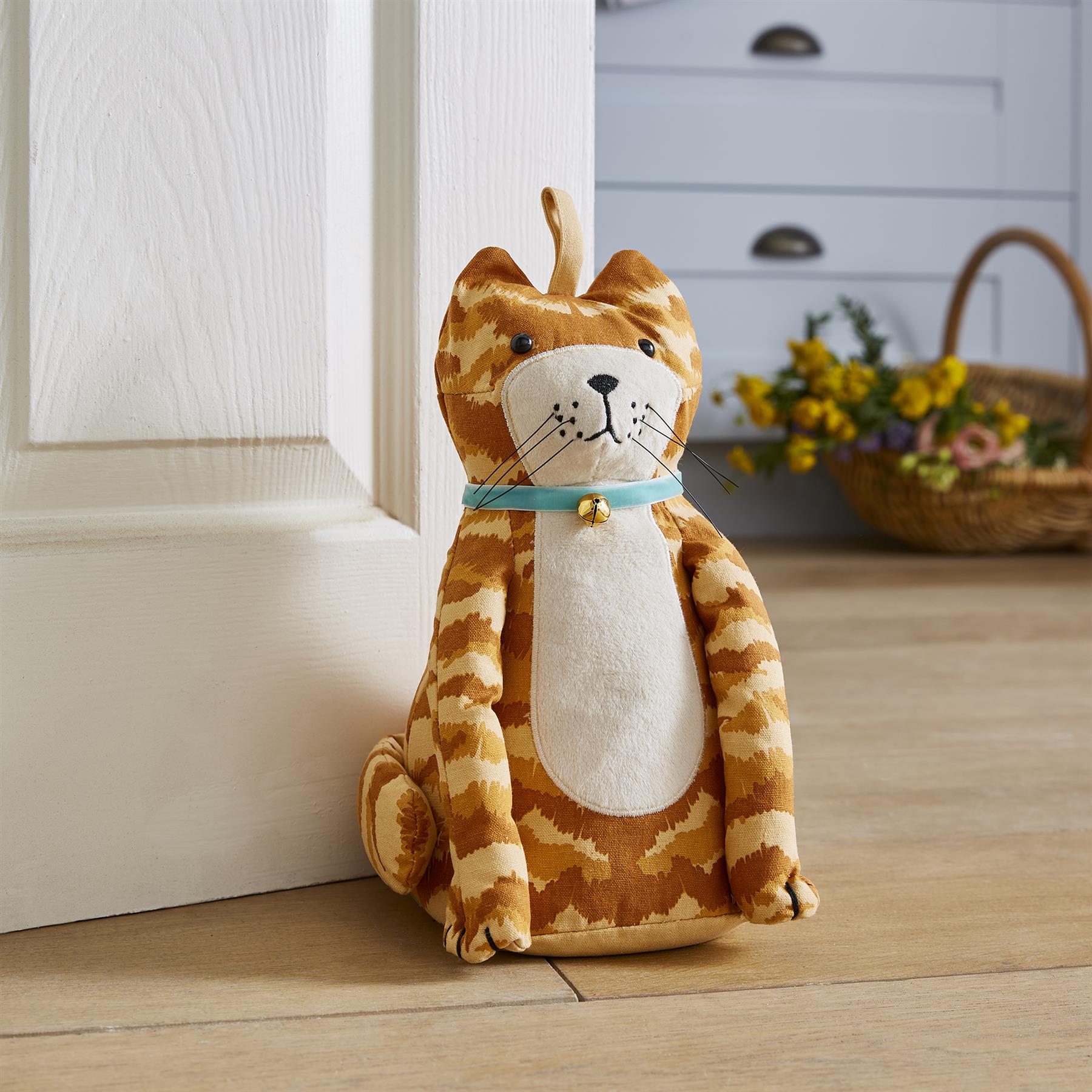 Ulster Weavers Marmalade Cat Doorstop - Shaped One Size in Orange - Doorstops - Ulster Weavers