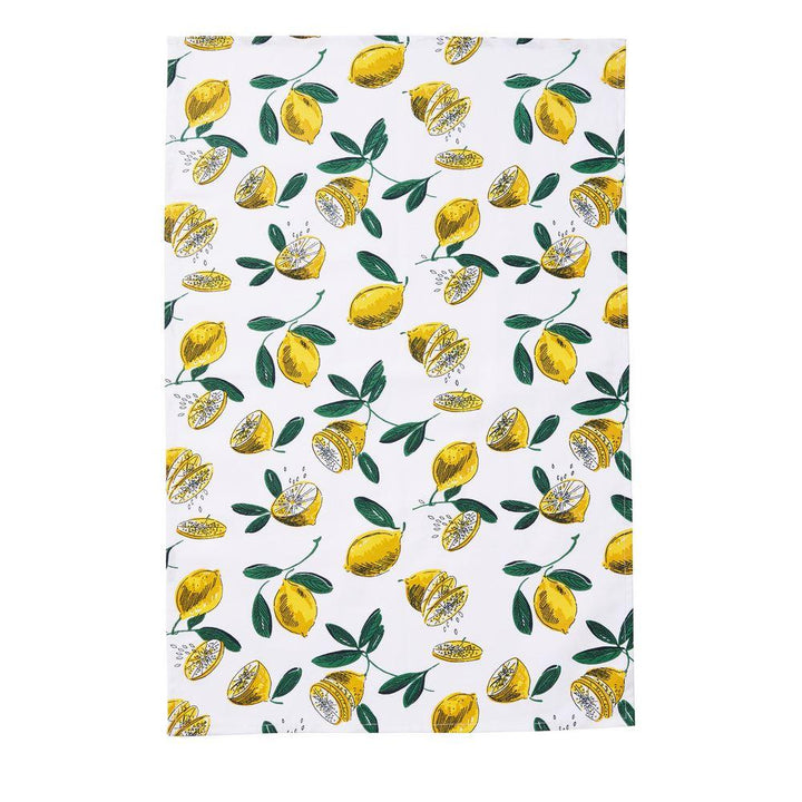 Ulster Weavers Cotton Tea Towel - Lemons (100% Cotton, Yellow) - Tea Towel - Ulster Weavers