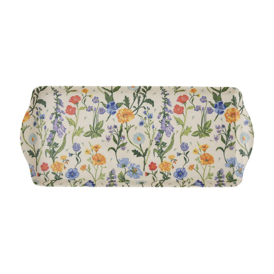 Cottage Garden Small Serving Tray in Multicolour