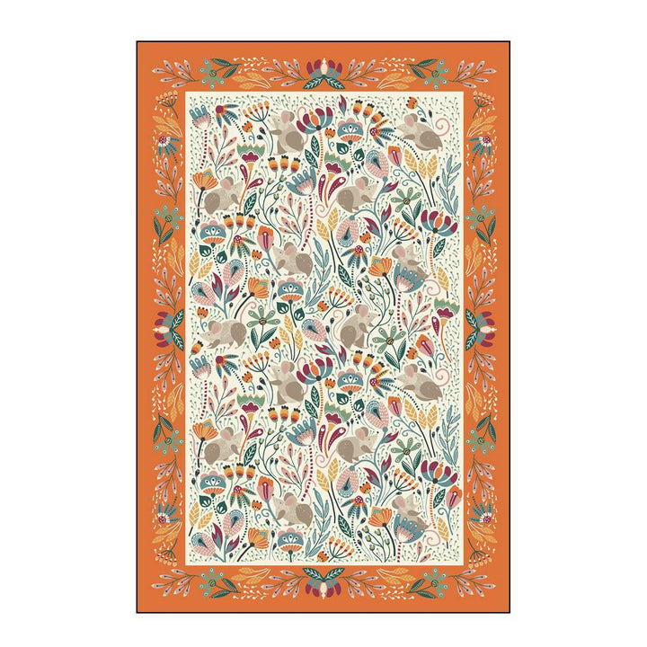 Ulster Weavers Cotton Tea Towel - Field Mice (100% Cotton, Orange) - Tea Towel - Ulster Weavers