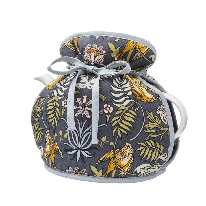 Ulster Weavers Finch & Flower Tea Cosy - Muff One Size in Navy - Tea Cosy - Ulster Weavers