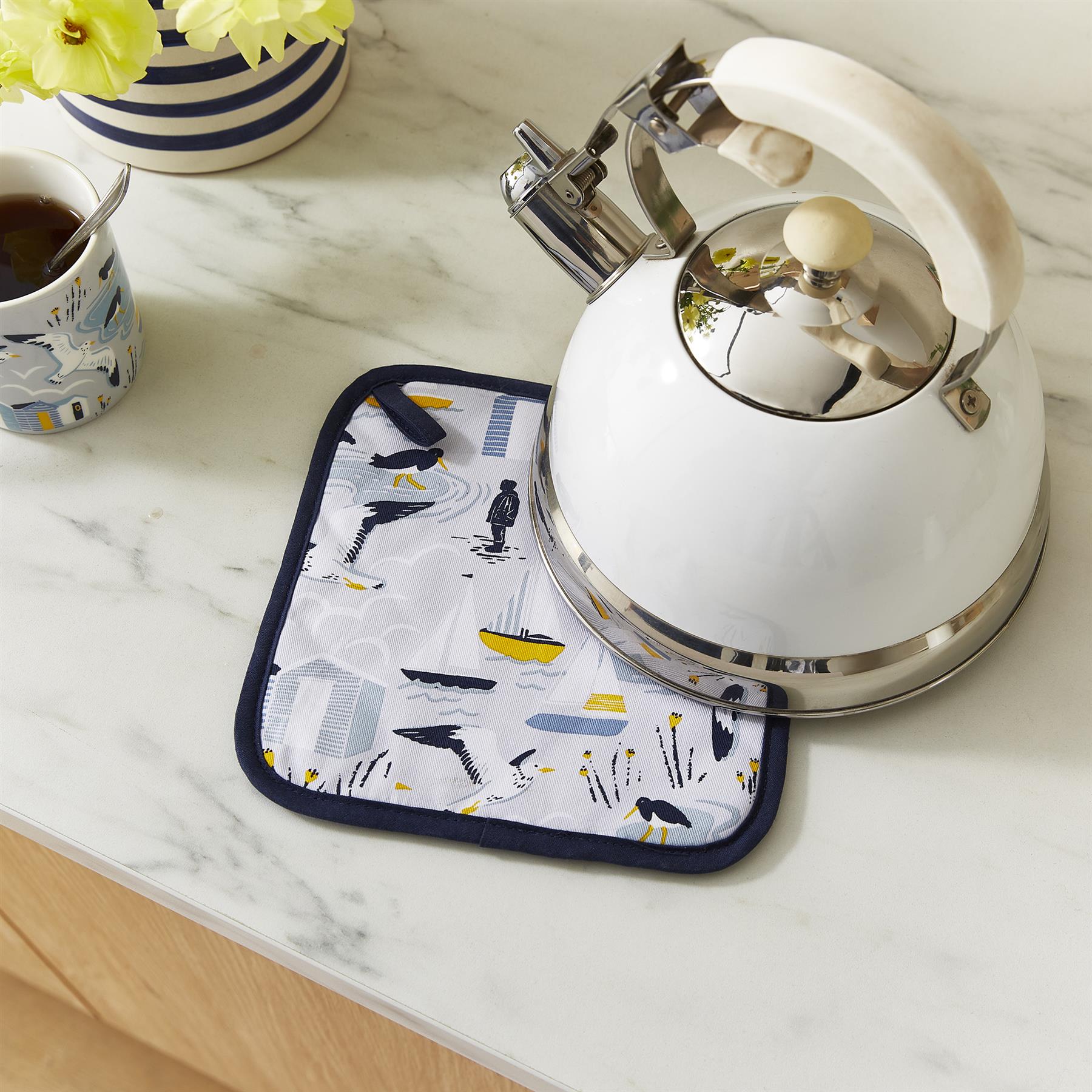 Ulster Weavers Seashore Pot Mat One Size in Blue - Pot Mat - Ulster Weavers