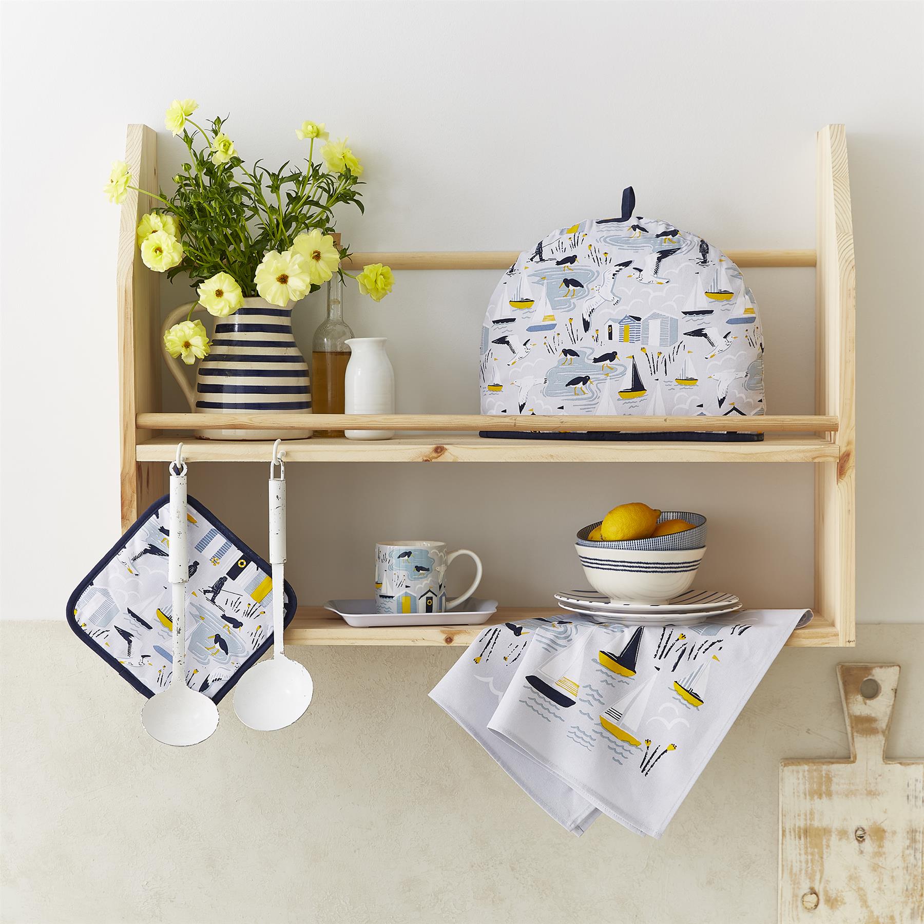 Ulster Weavers Seashore Tray - Scatter  One Size in Blue - Tray - Ulster Weavers