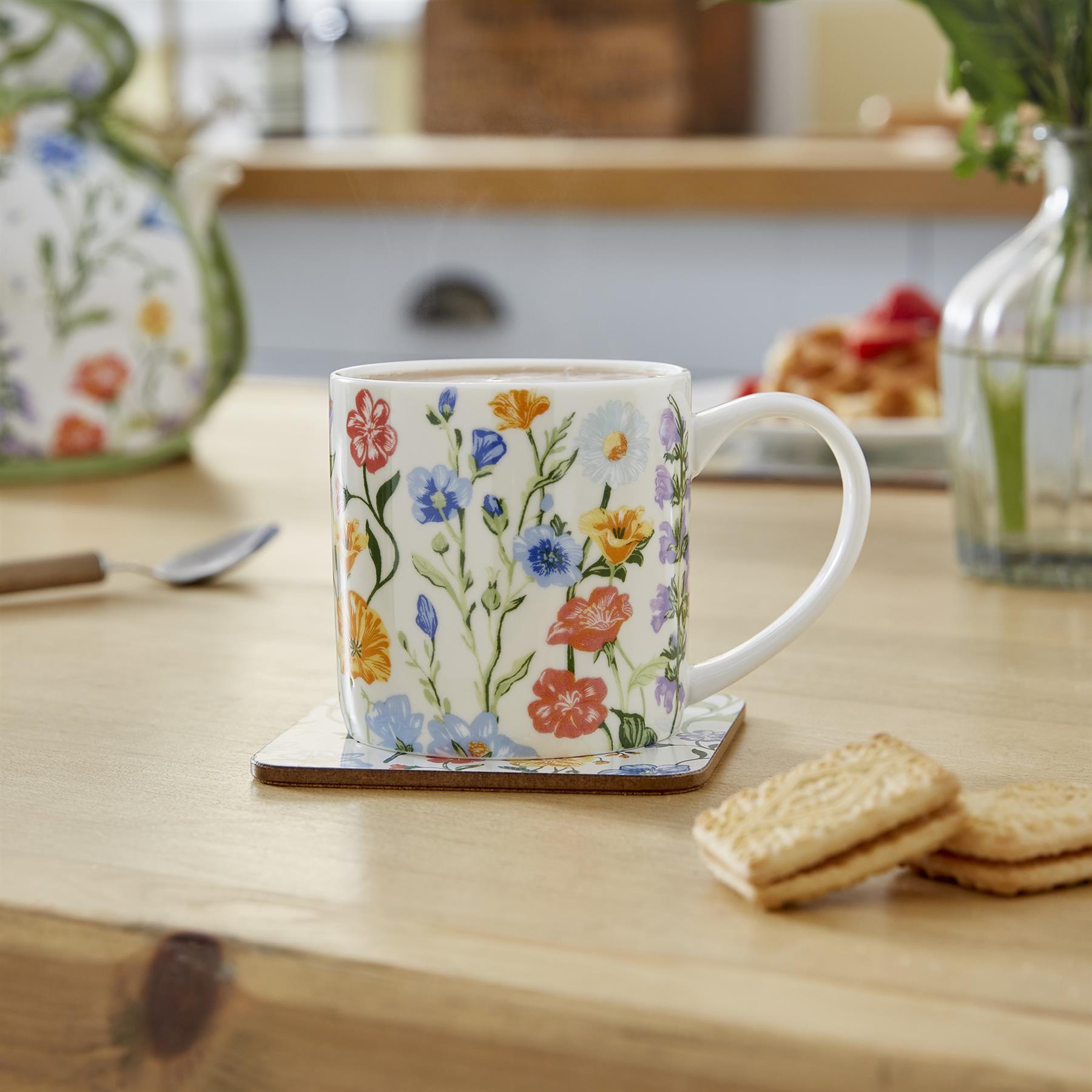 Ulster Weavers Cottage Garden Mug - New Bone China 250ml in Multi - Mug - Ulster Weavers