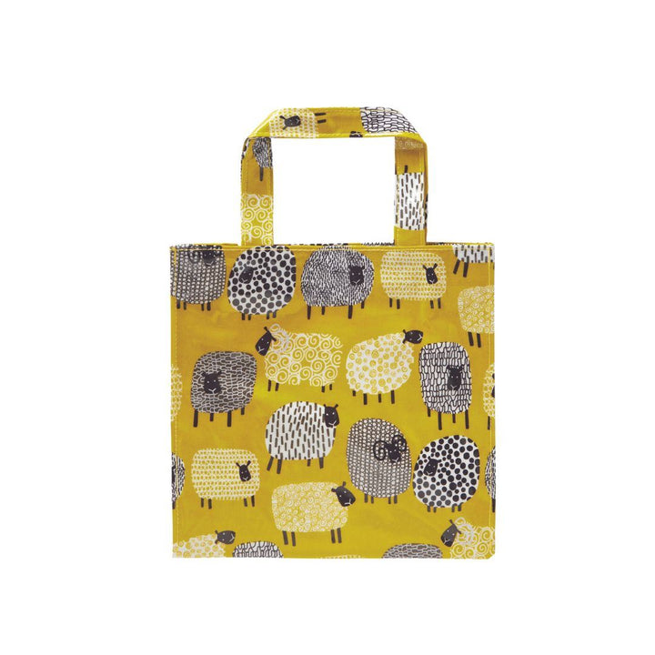 Ulster Weavers Small Biodegradable PVC Shopper Bags - Dotty Sheep (Yellow) -  - Ulster Weavers